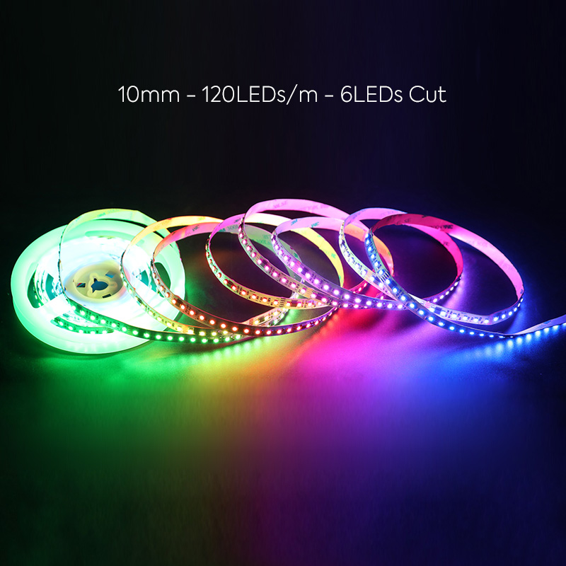 8mm Narrow Dense UCS512H6L RGB DMX Led Tape 96 2835 LED Per Meter 8mm Narrow Dense UCS512H6L RGB DMX Led Tape 96 2835 LED Per Meter
